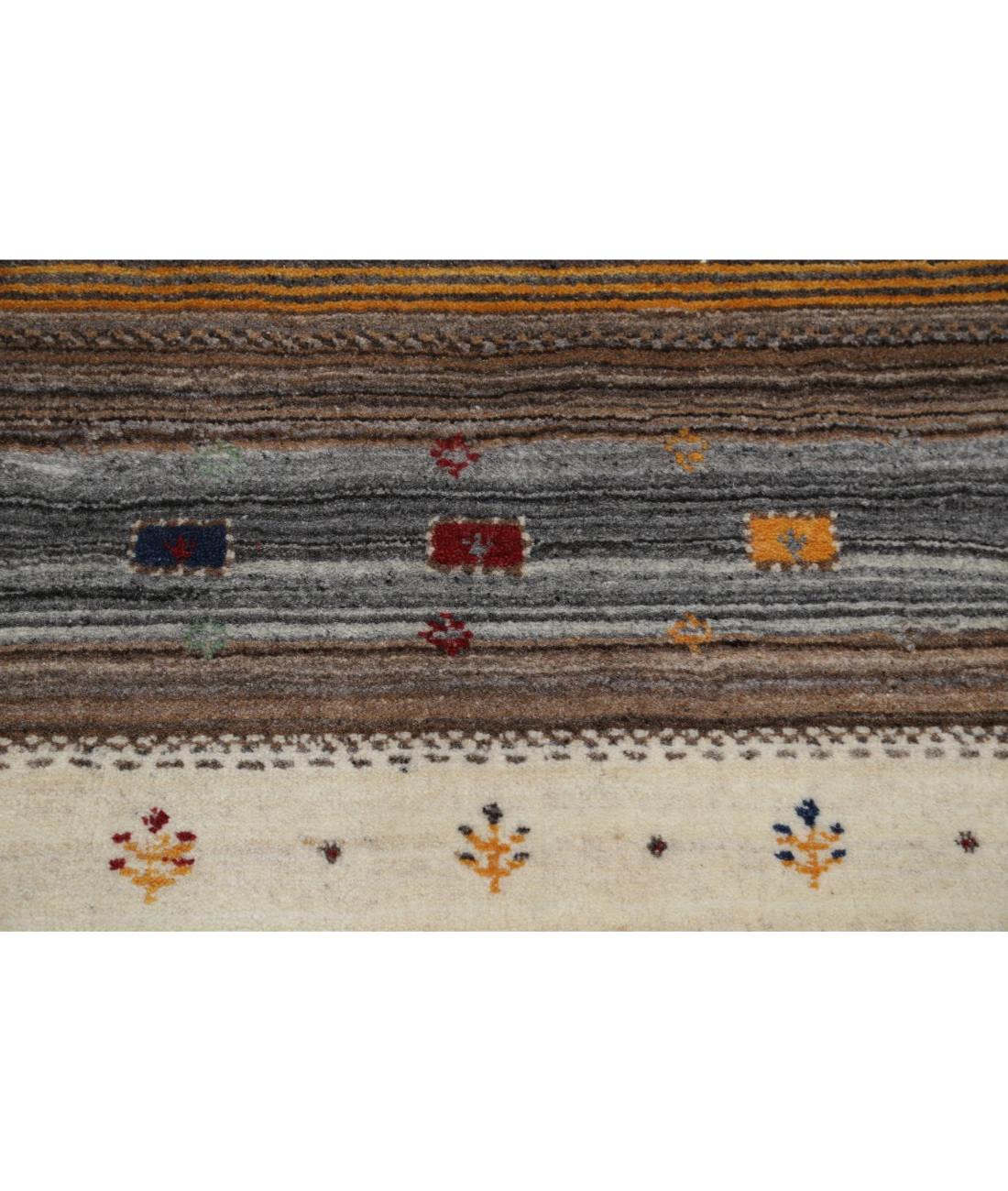 Hand Made Lori Wool Rug 4' 0" X 5' 10" 4' 0" X 5' 10" (122 X 178) / Ivory / Ivory
