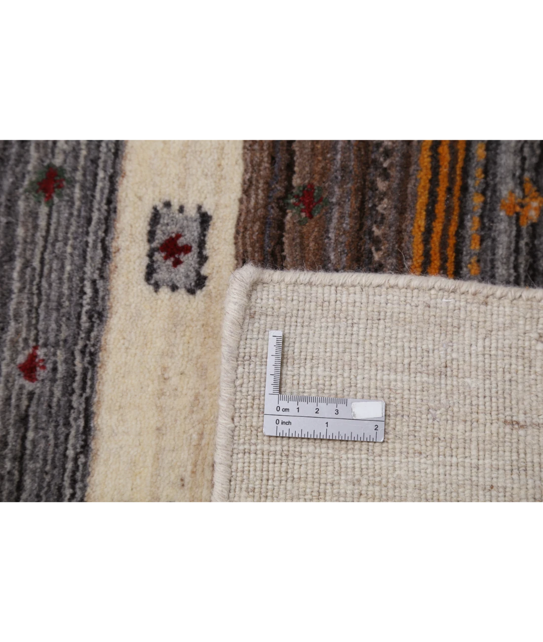 Hand Made Lori Wool Rug 4' 0" X 5' 10" 4' 0" X 5' 10" (122 X 178) / Ivory / Ivory