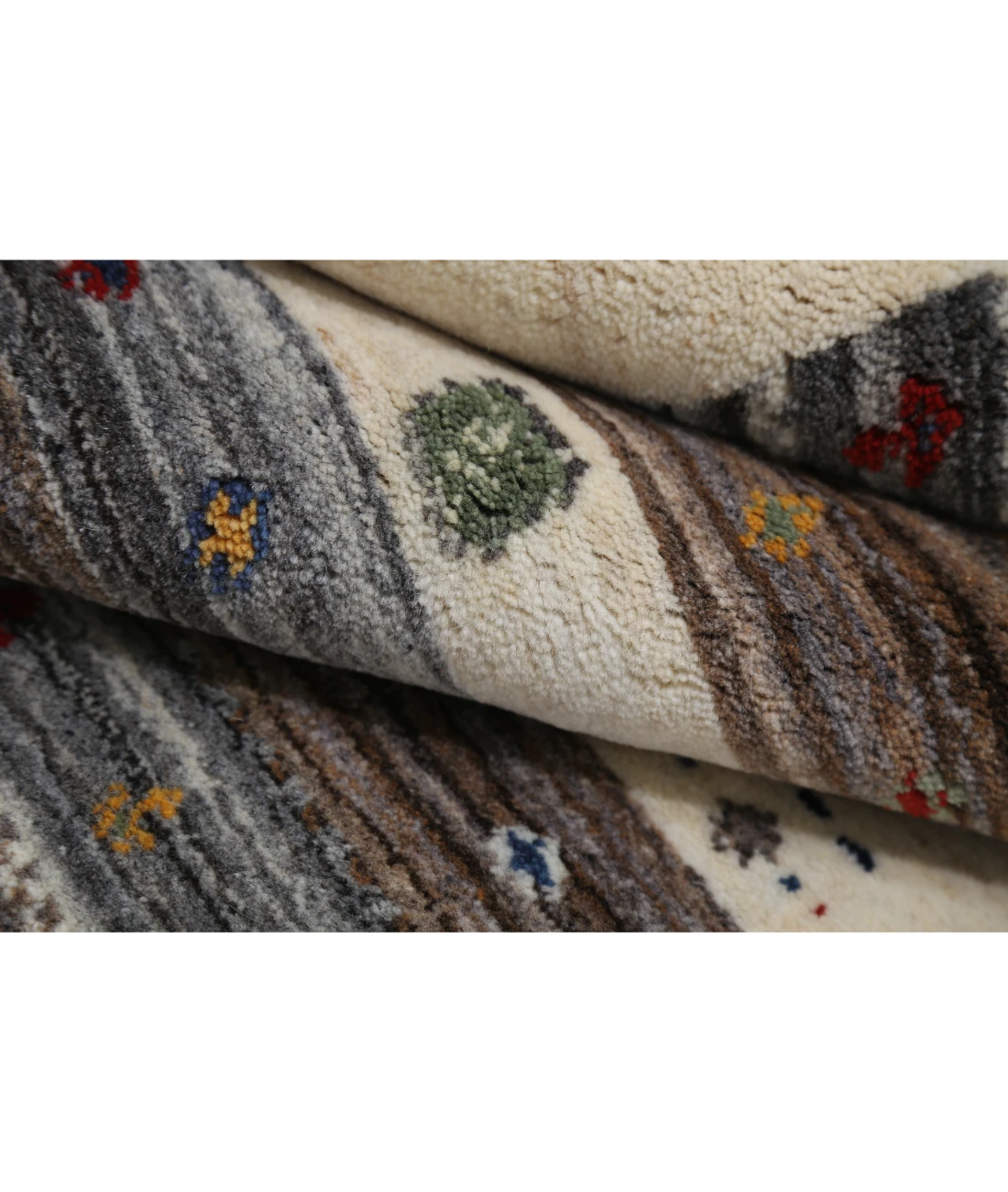 Hand Made Lori Wool Rug 2' 11" X 5' 2" 2' 11" X 5' 2" (89 X 158) / Ivory / Ivory
