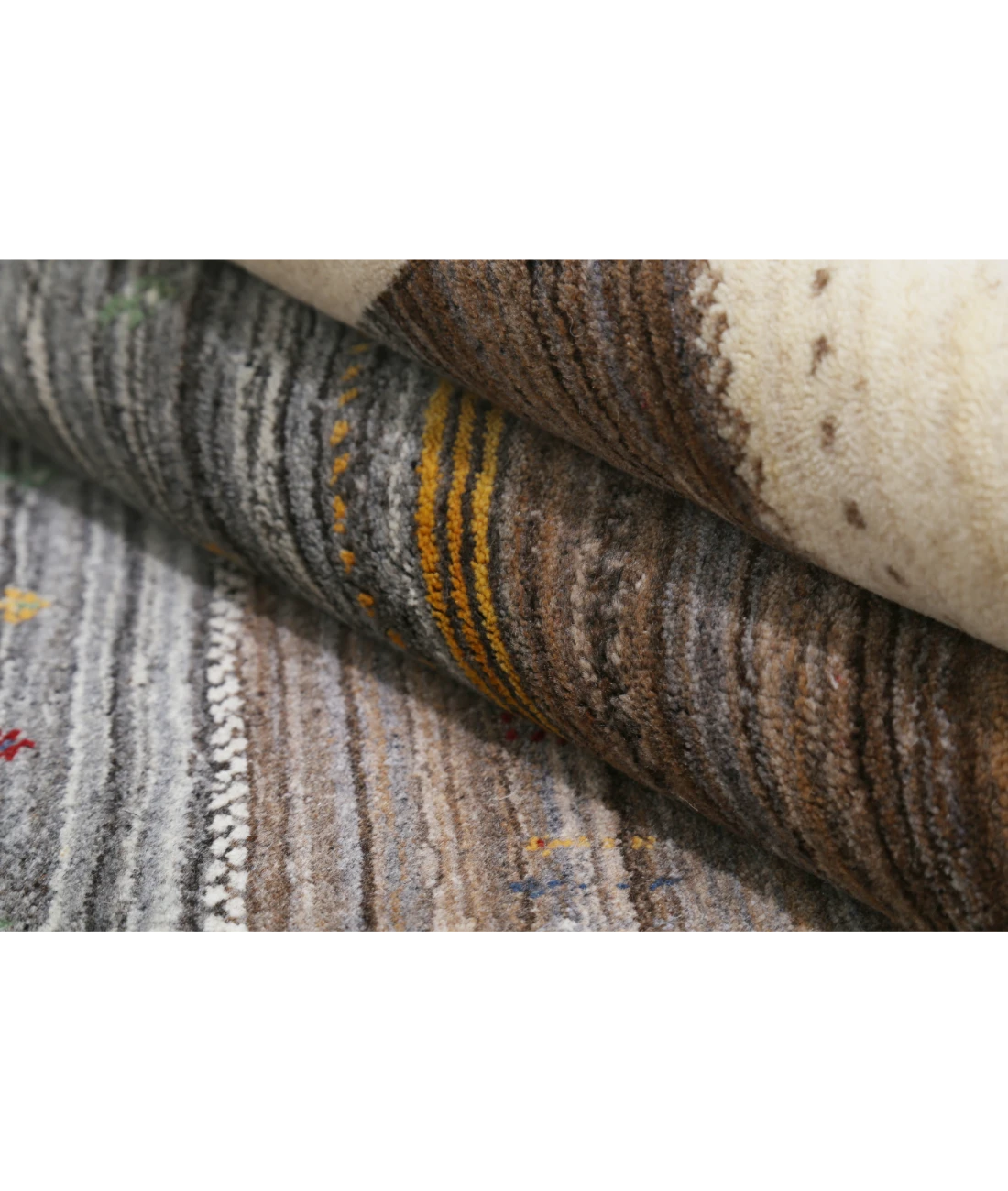 Hand Made Lori Wool Rug 8' 3" X 11' 4" 8' 3" X 11' 4" (251 X 345) / Ivory / Ivory