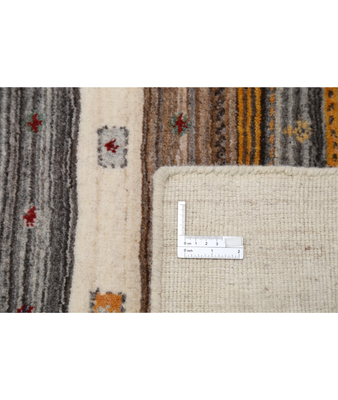 Hand Made Lori Wool Rug 3' 11" X 5' 8" 3' 11" X 5' 8" (119 X 173) / Ivory / Ivory