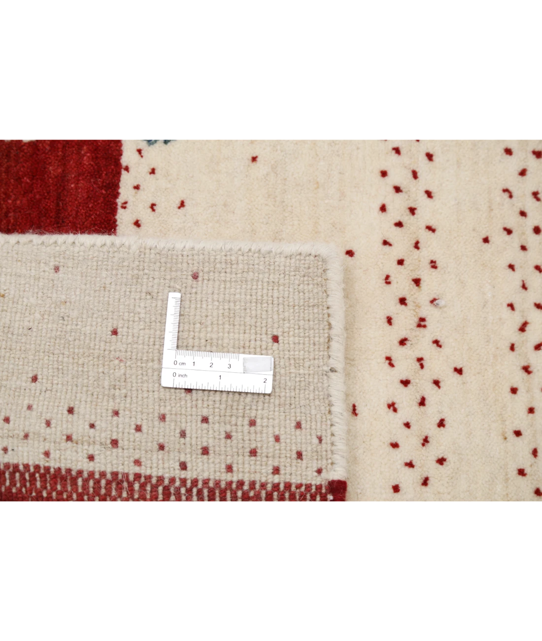 Hand Made Lori Wool Rug 4' 5" X 6' 2" 4' 5" X 6' 2" (135 X 188) / Ivory / Ivory
