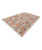 Maimana-Kilim 8'0'' X 11'4'' Hand-Knotted Wool Kilim 8'0'' x 11'4'' (240 X 340) / Multi / Multi