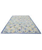 Maimana-Kilim 7'11'' X 11'3'' Hand-Knotted Wool Kilim 7'11'' x 11'3'' (238 X 338) / Blue / Blue