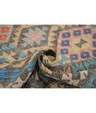 Maimana-Kilim 6'4'' X 9'8'' Hand-Knotted Wool Kilim 6'4'' x 9'8'' (190 X 290) / Grey / Grey