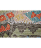 Maimana-Kilim 6'4'' X 9'8'' Hand-Knotted Wool Kilim 6'4'' x 9'8'' (190 X 290) / Grey / Grey