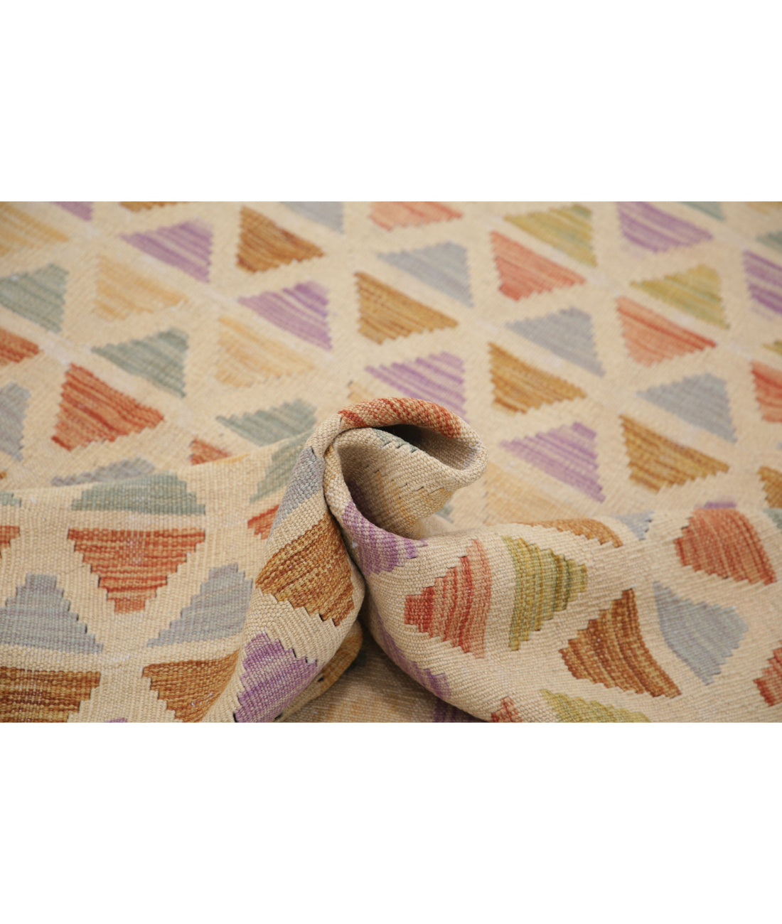Maimana-Kilim 6'3'' X 9'9'' Hand-Knotted Wool Kilim 6'3'' x 9'9'' (188 X 293) / Multi / Multi