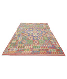 Maimana-Kilim 6'4'' X 9'2'' Hand-Knotted Wool Kilim 6'4'' x 9'2'' (190 X 275) / Multi / Multi