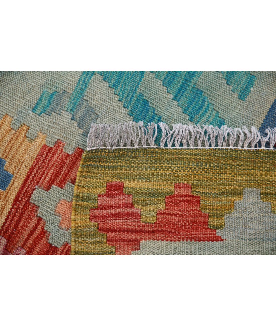 Maimana-Kilim 6'3'' X 9'11'' Hand-Knotted Wool Kilim 6'3'' x 9'11'' (188 X 298) / Multi / Multi