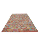 Maimana-Kilim 6'6'' X 9'10'' Hand-Knotted Wool Kilim 6'6'' x 9'10'' (195 X 295) / Multi / Multi