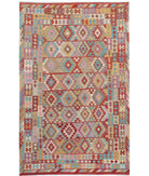 Maimana-Kilim 6'6'' X 9'10'' Hand-Knotted Wool Kilim 6'6'' x 9'10'' (195 X 295) / Multi / Multi