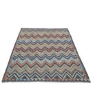 Maimana-Kilim 4'8'' X 6'6'' Hand-Knotted Wool Kilim 4'8'' x 6'6'' (140 X 195) / Multi / Multi