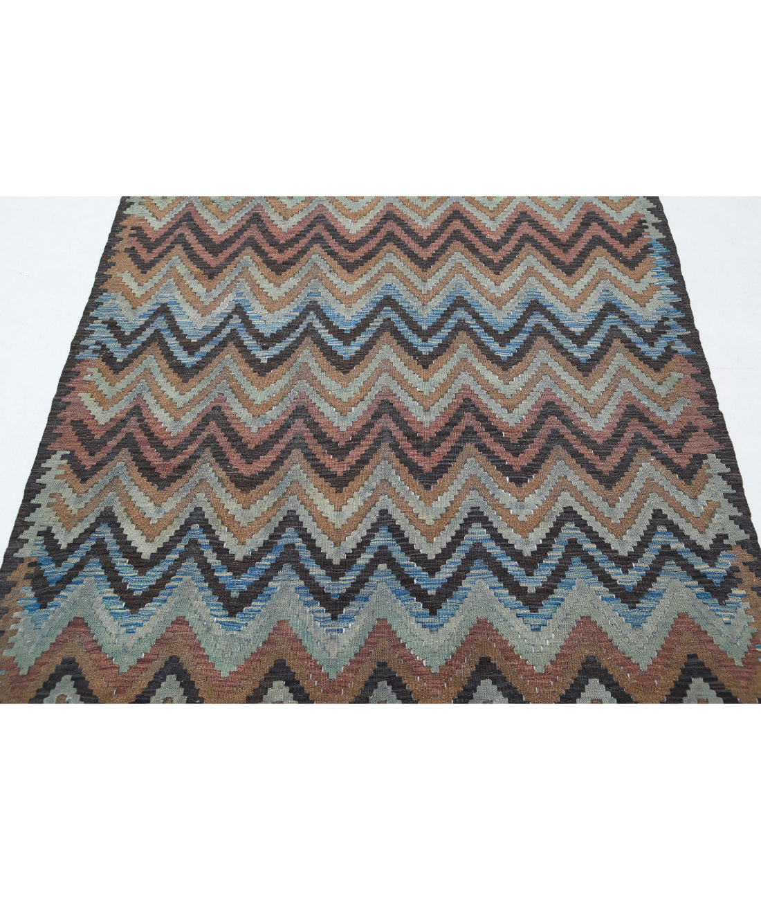 Maimana-Kilim 4'8'' X 6'6'' Hand-Knotted Wool Kilim 4'8'' x 6'6'' (140 X 195) / Multi / Multi