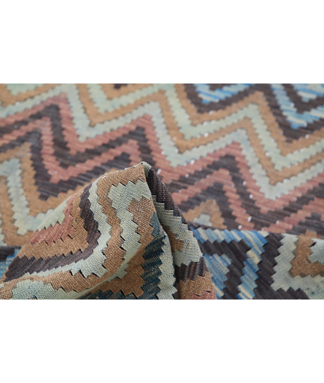 Maimana-Kilim 4'8'' X 6'6'' Hand-Knotted Wool Kilim 4'8'' x 6'6'' (140 X 195) / Multi / Multi