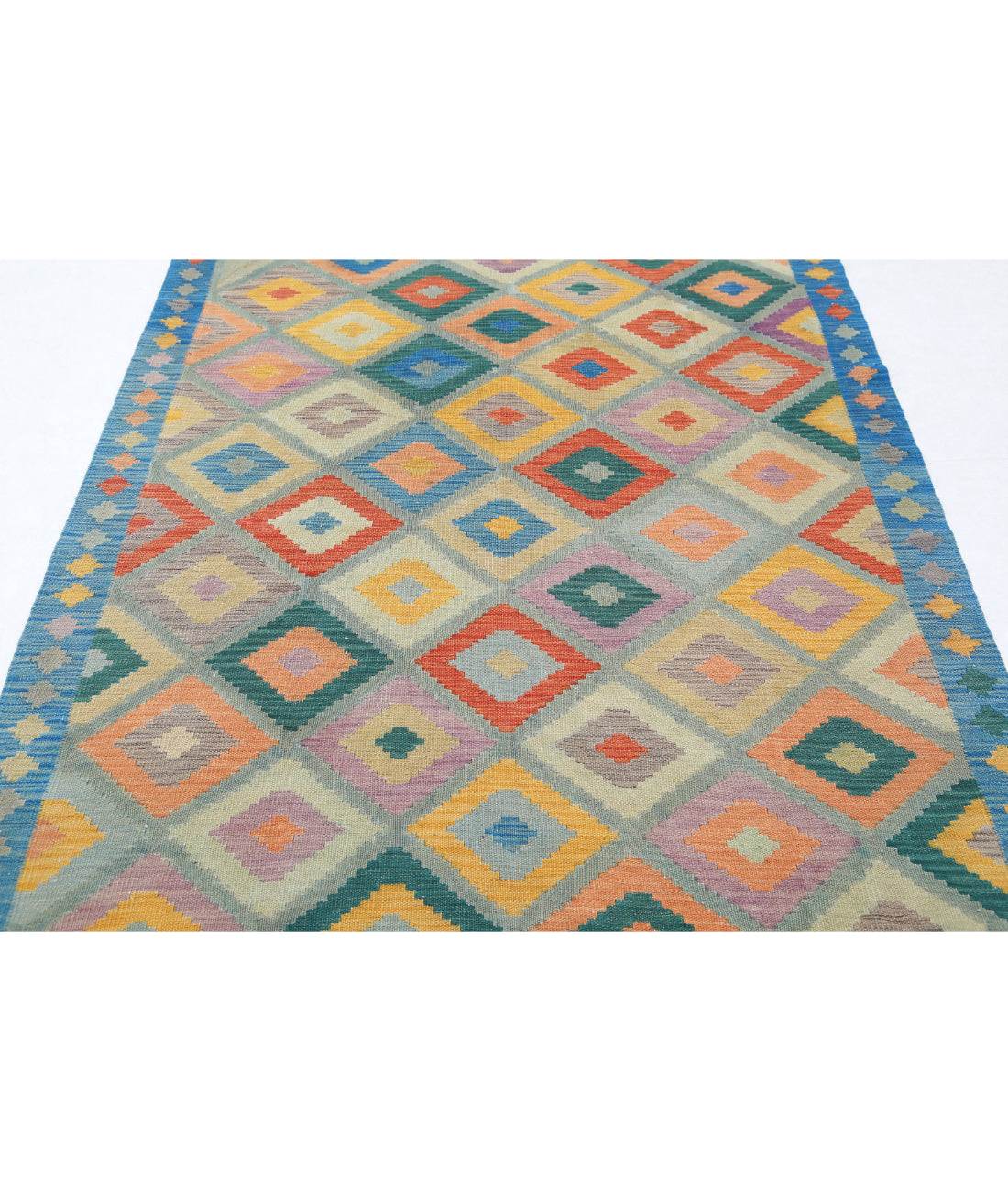 Maimana-Kilim 4'11'' X 6'5'' Hand-Knotted Wool Kilim 4'11'' x 6'5'' (148 X 193) / Multi / Multi