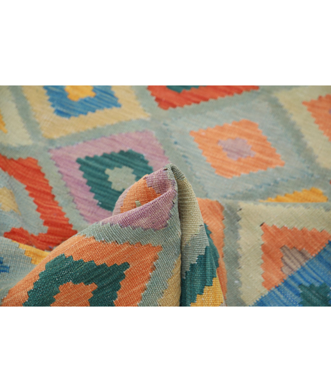 Maimana-Kilim 4'11'' X 6'5'' Hand-Knotted Wool Kilim 4'11'' x 6'5'' (148 X 193) / Multi / Multi