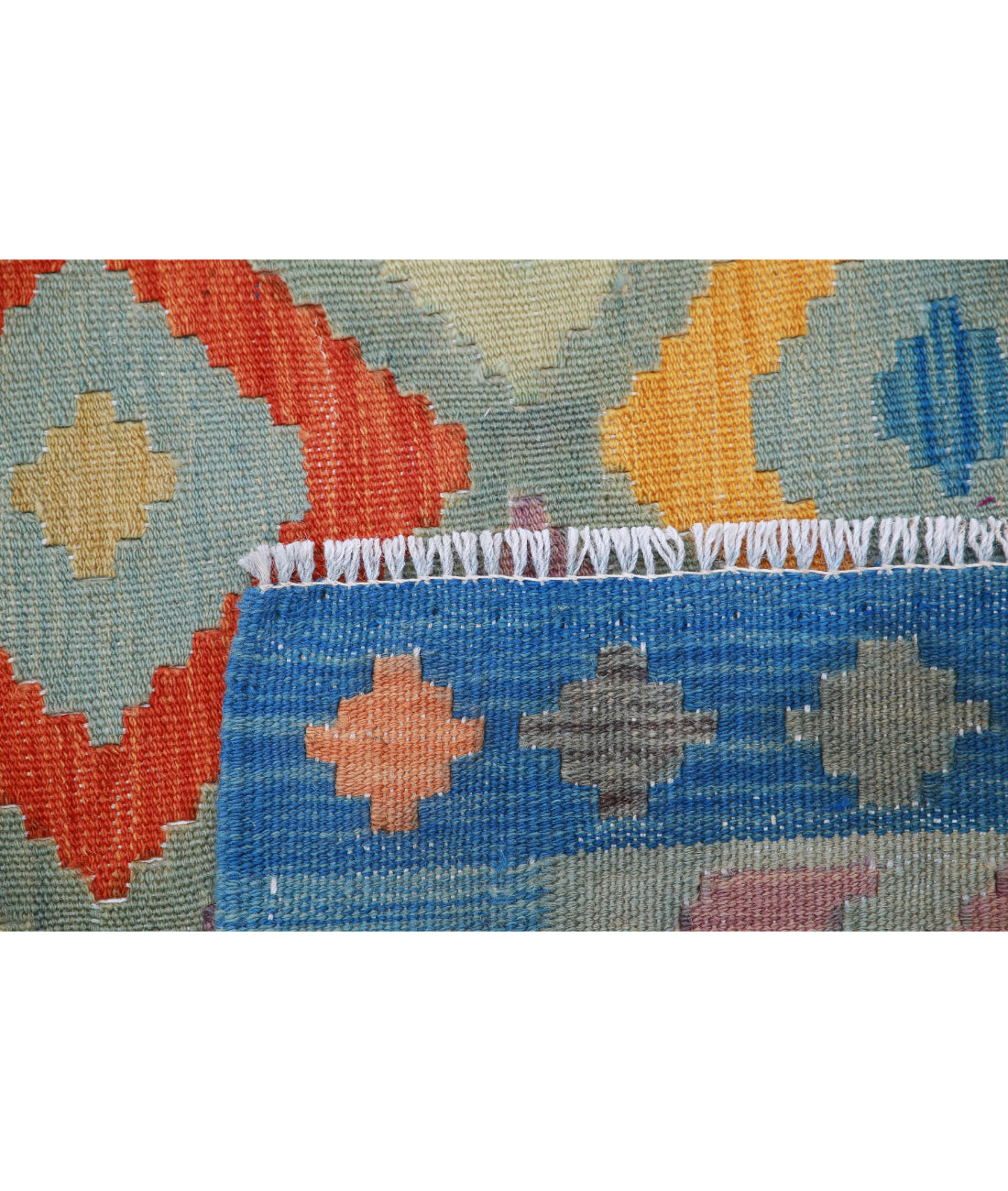 Maimana-Kilim 4'11'' X 6'5'' Hand-Knotted Wool Kilim 4'11'' x 6'5'' (148 X 193) / Multi / Multi