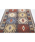 Maimana-Kilim 4'9'' X 6'6'' Hand-Knotted Wool Kilim 4'9'' x 6'6'' (143 X 195) / Grey / Grey