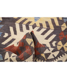 Maimana-Kilim 4'9'' X 6'6'' Hand-Knotted Wool Kilim 4'9'' x 6'6'' (143 X 195) / Grey / Grey