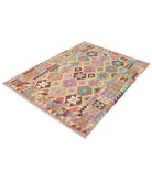 Maimana-Kilim 4'9'' X 6'5'' Hand-Knotted Wool Kilim 4'9'' x 6'5'' (143 X 193) / Multi / Multi