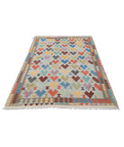 Maimana-Kilim 4'8'' X 6'7'' Hand-Knotted Wool Kilim 4'8'' x 6'7'' (140 X 198) / Multi / Multi
