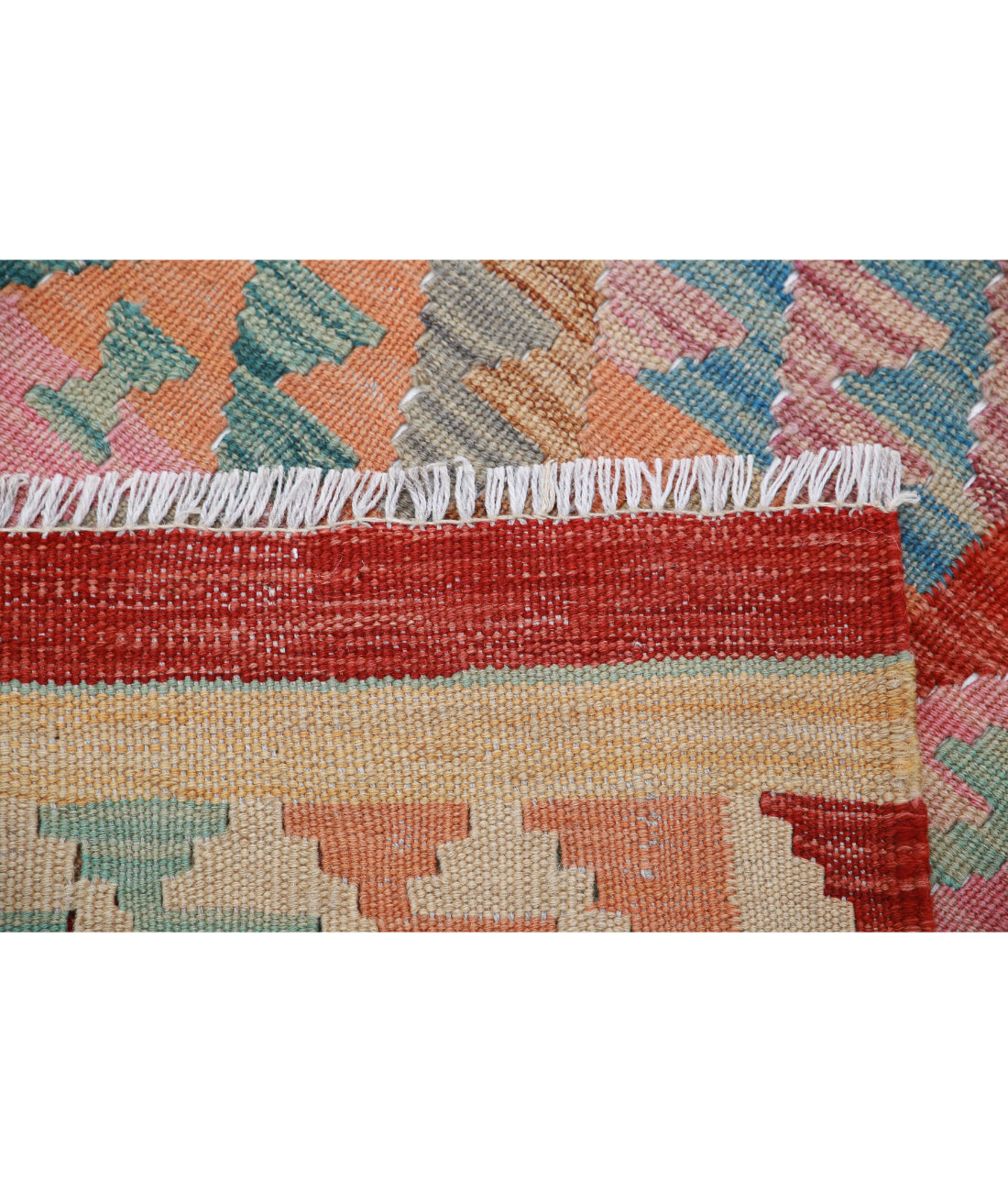 Maimana-Kilim 4'9'' X 6'6'' Hand-Knotted Wool Kilim 4'9'' x 6'6'' (143 X 195) / Multi / Multi