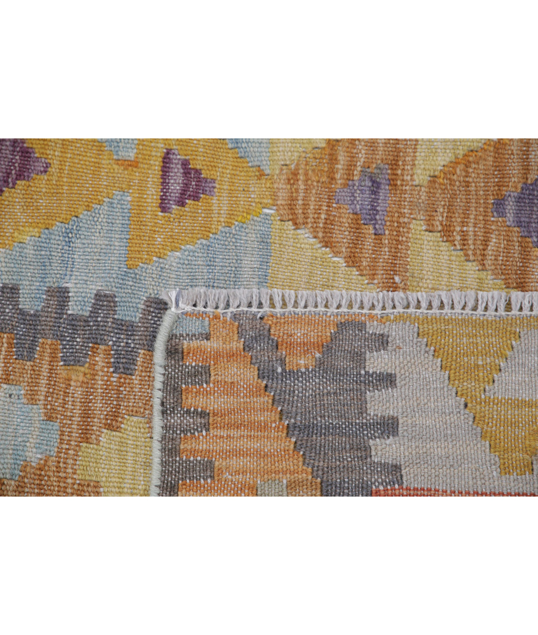 Maimana-Kilim 4'2'' X 5'11'' Hand-Knotted Wool Kilim 4'2'' x 5'11'' (125 X 178) / Multi / Multi