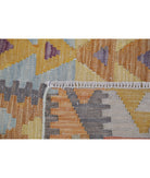 Maimana-Kilim 4'2'' X 5'11'' Hand-Knotted Wool Kilim 4'2'' x 5'11'' (125 X 178) / Multi / Multi