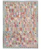 Maimana-Kilim 4'0'' X 5'6'' Hand-Knotted Wool Kilim 4'0'' x 5'6'' (120 X 165) / Multi / Multi