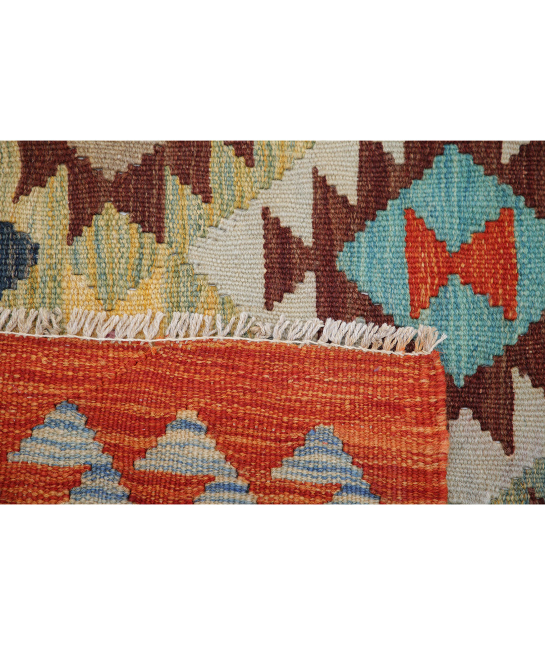 Maimana-Kilim 4'9'' X 6'6'' Hand-Knotted Wool Kilim 4'9'' x 6'6'' (143 X 195) / Multi / Multi