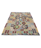 Maimana-Kilim 4'11'' X 6'5'' Hand-Knotted Wool Kilim 4'11'' x 6'5'' (148 X 193) / Multi / Multi