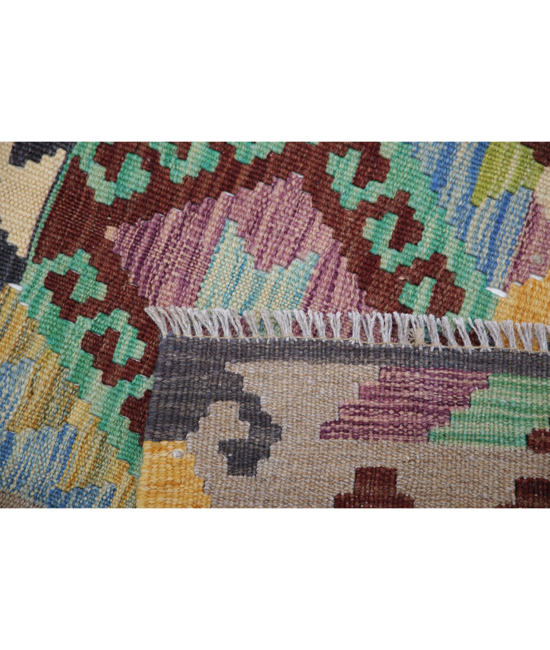 Maimana-Kilim 4'11'' X 6'5'' Hand-Knotted Wool Kilim 4'11'' x 6'5'' (148 X 193) / Multi / Multi