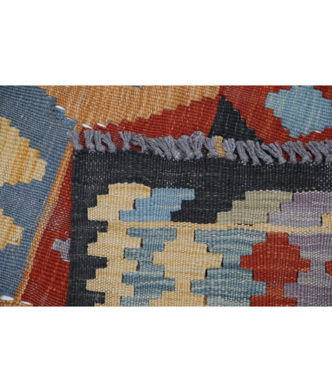 Maimana-Kilim 4'1'' X 5'11'' Hand-Knotted Wool Kilim 4'1'' x 5'11'' (123 X 178) / Multi / Multi