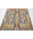 Maimana-Kilim 4'3'' X 5'10'' Hand-Knotted Wool Kilim 4'3'' x 5'10'' (128 X 175) / Multi / Multi