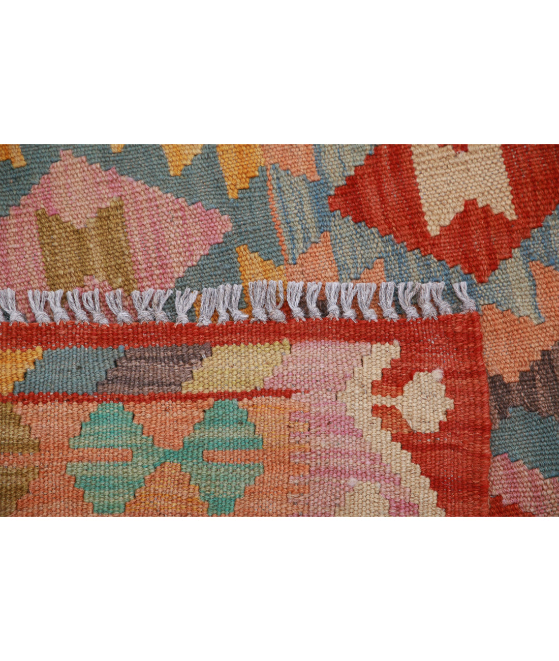 Maimana-Kilim 3'4'' X 4'10'' Hand-Knotted Wool Kilim 3'4'' x 4'10'' (100 X 145) / Multi / Multi
