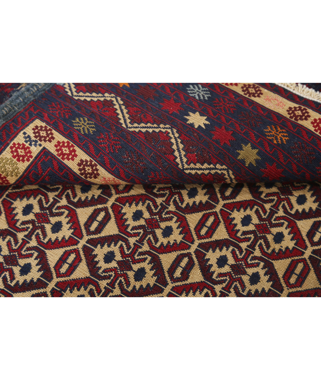 Maliki-Kilim 3'0'' X 4'6'' Hand-Woven Wool Kilim 3'0'' x 4'6'' (90 X 135) / Multi / Multi