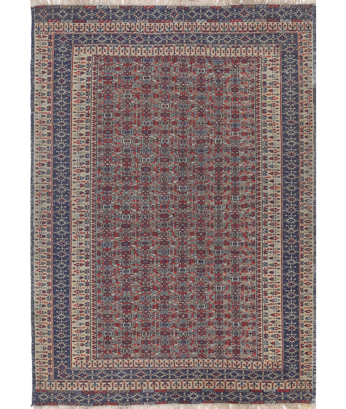 Maliki-Kilim 3'3'' X 4'8'' Hand-Woven Wool Kilim 3'3'' x 4'8'' (98 X 140) / Multi / Multi
