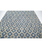 Modern-Kilim 7'11'' X 10'9'' Hand-Knotted Wool Kilim 7'11'' x 10'9'' (238 X 323) / Blue / Blue