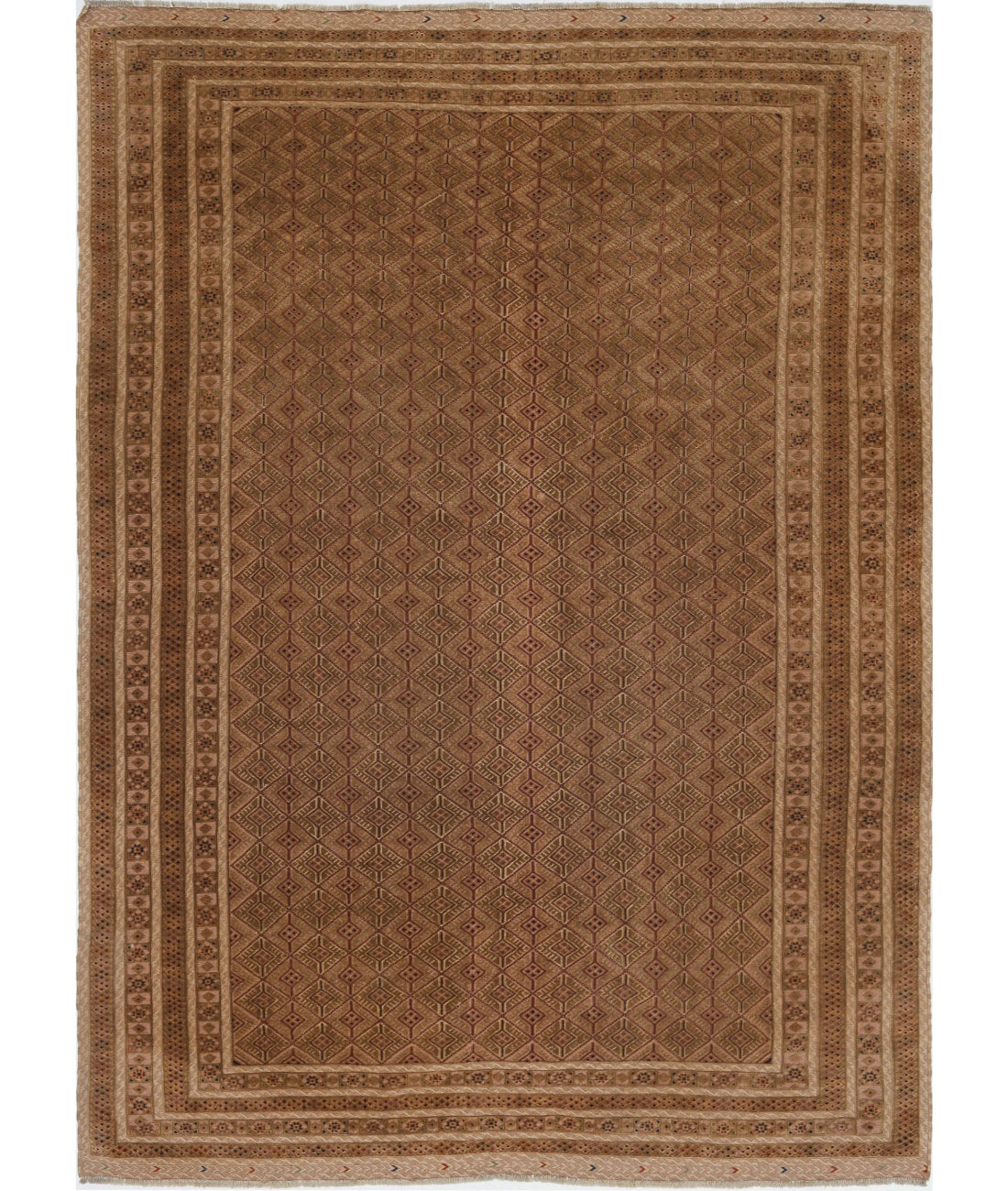 Nakhunak 6'7'' X 9'2'' Hand-Woven Wool Kilim 6'7'' x 9'2'' (198 X 275) / Multi / Multi
