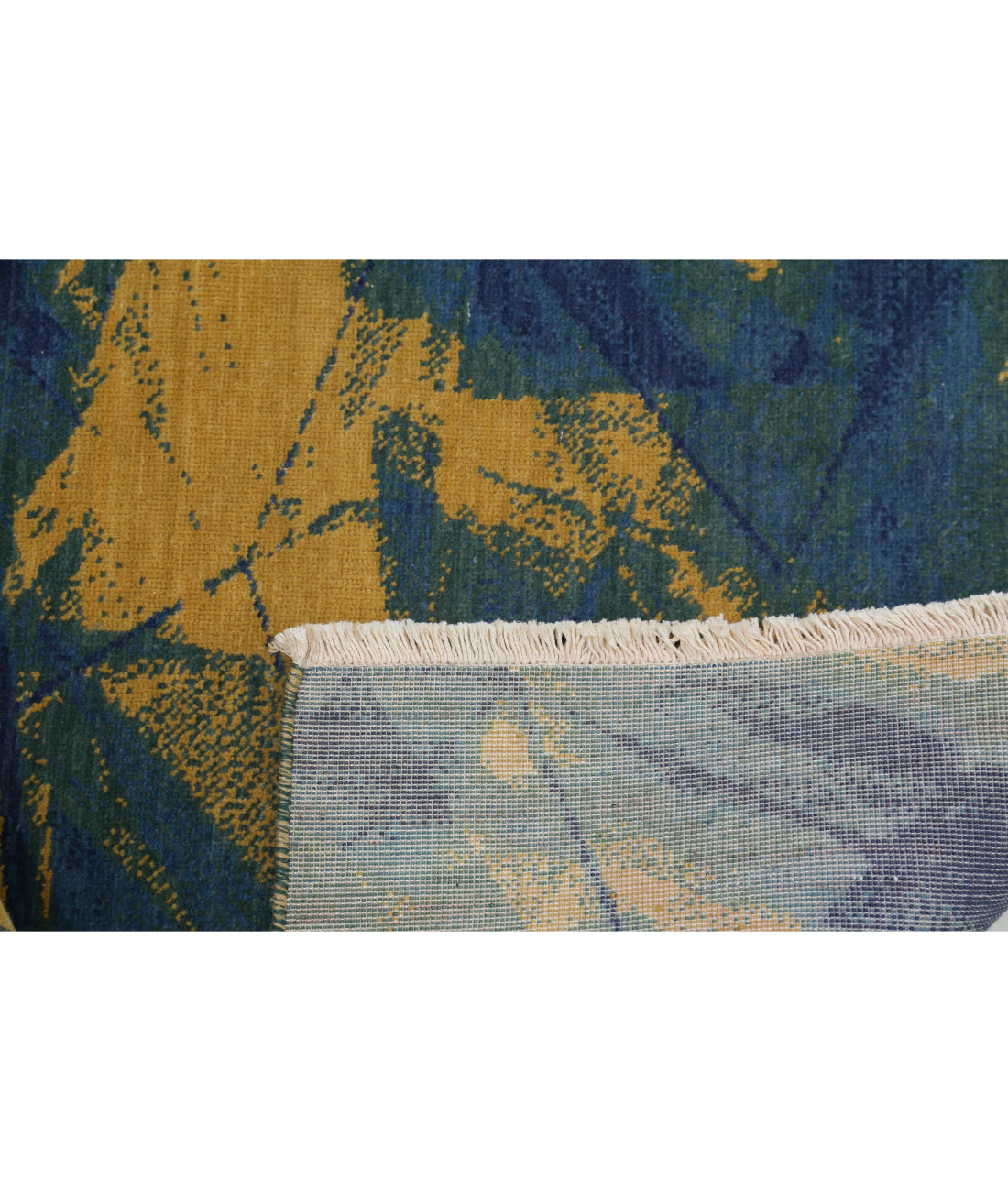 Dhanak 4'0'' X 5'10'' Power-Loomed Wool Rug 4'0'' x 5'10'' (120 X 175) / Gold / Green