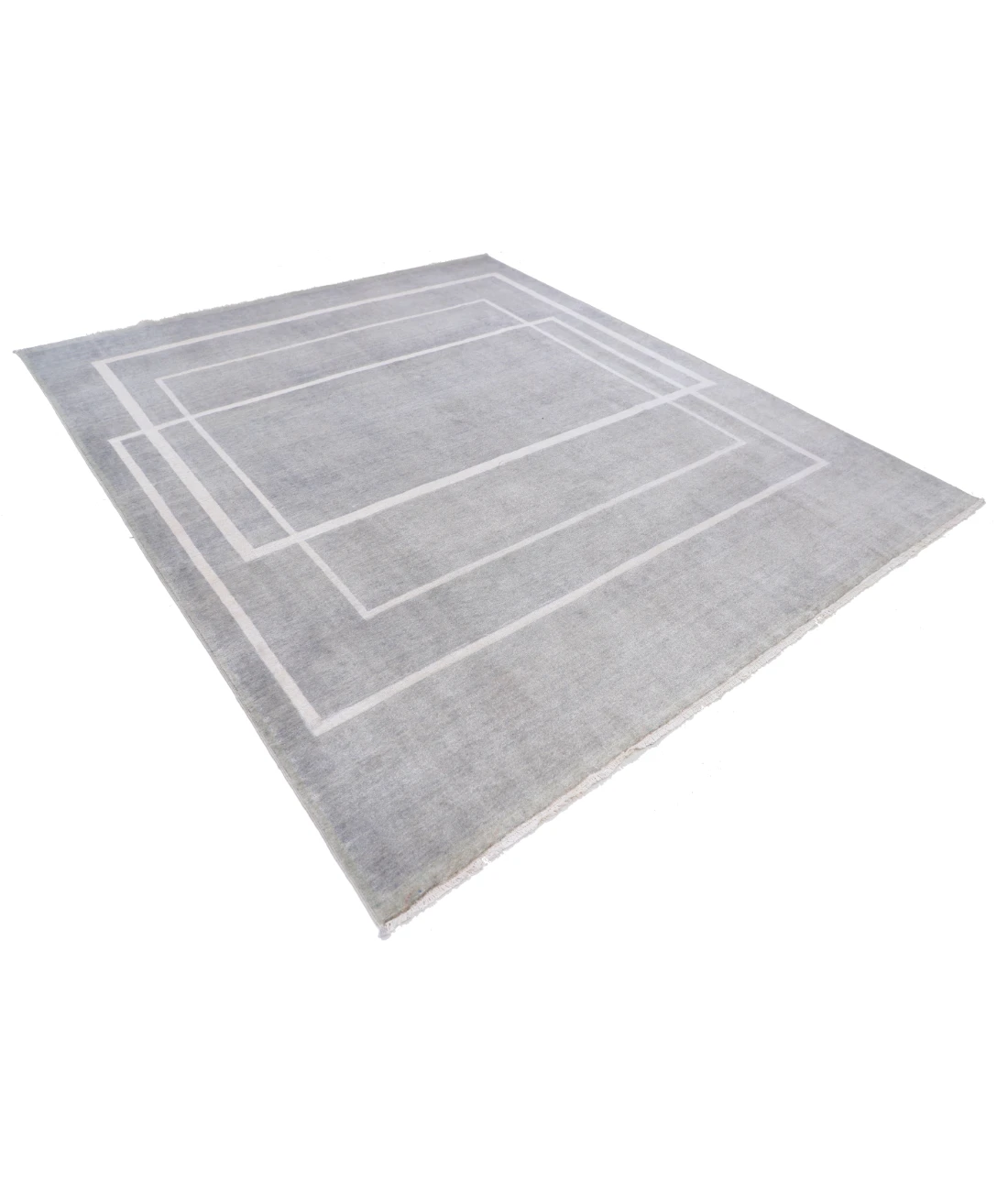 Power Loomed Ella Wool Rug 7' 9" X 9' 4" 7' 9" X 9' 4" (236 X 284) / Grey / Grey
