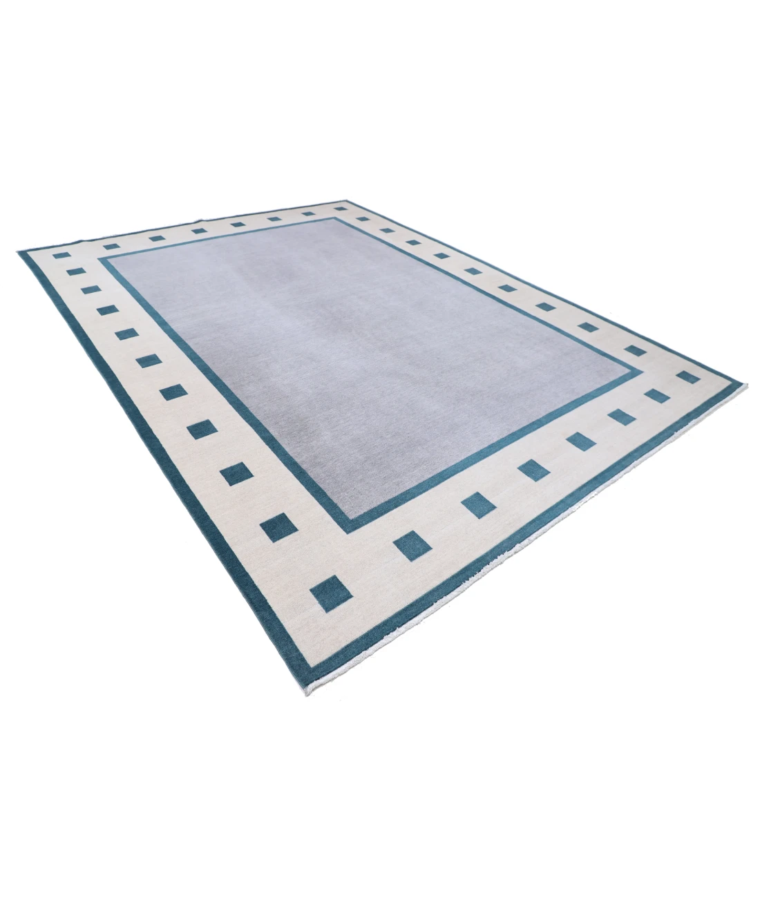 Power Loomed Ella Wool Rug 8' 11" X 11' 11" 8' 11" X 11' 11" (272 X 363) / Grey / Ivory
