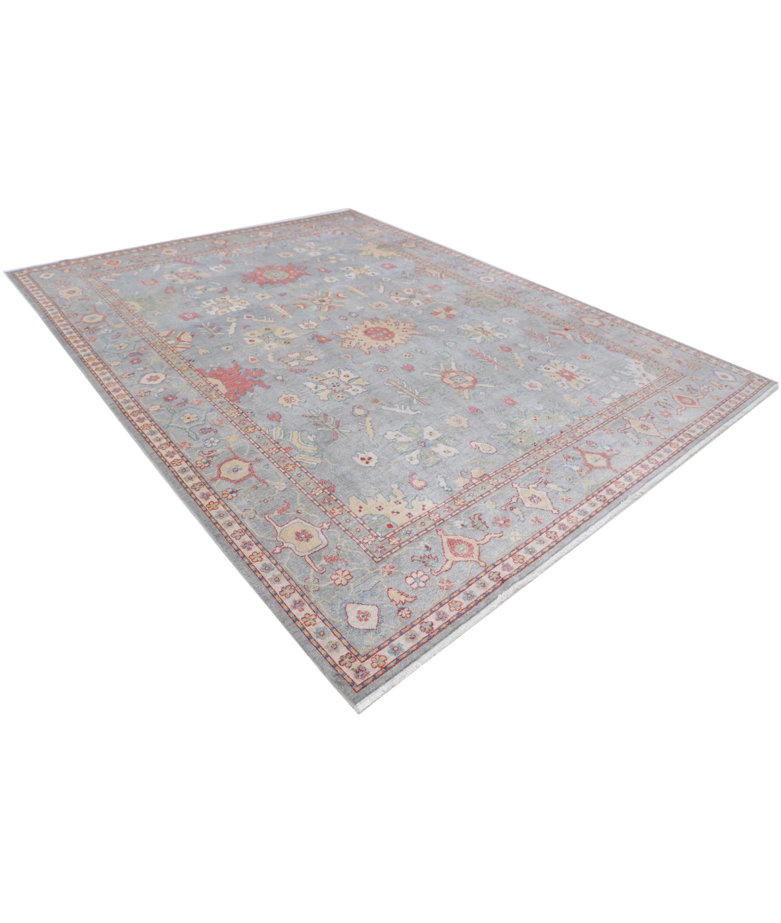 Power Loomed Lily Wool Rug 9' 3" X 12' 0" 9' 3" X 12' 0" (282 X 366) / Grey / Grey