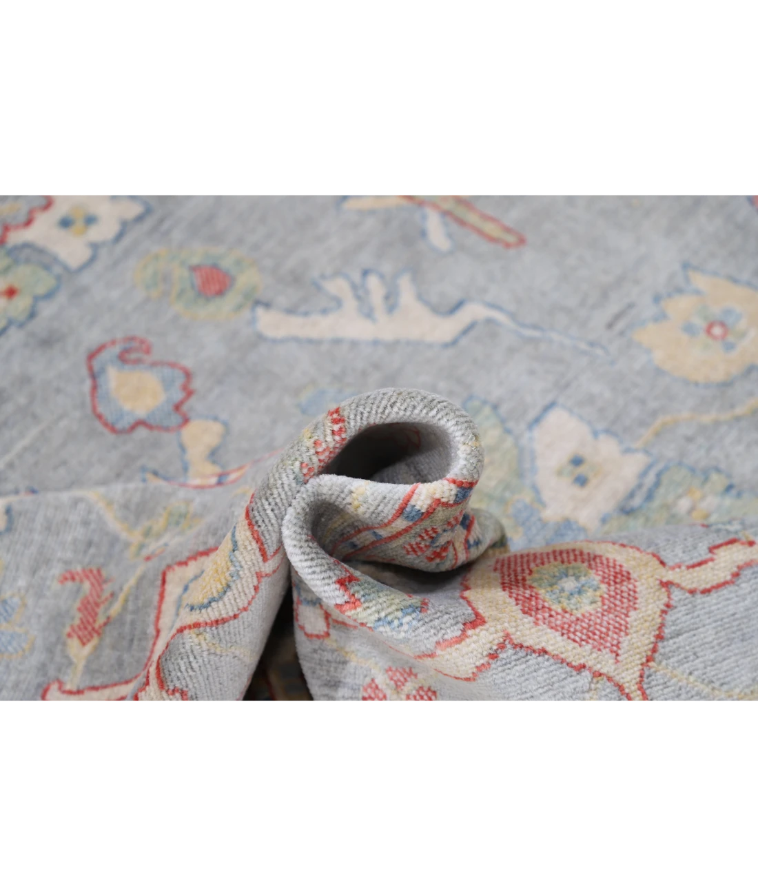 Power Loomed Lily Wool Rug 9' 3" X 12' 0" 9' 3" X 12' 0" (282 X 366) / Grey / Grey