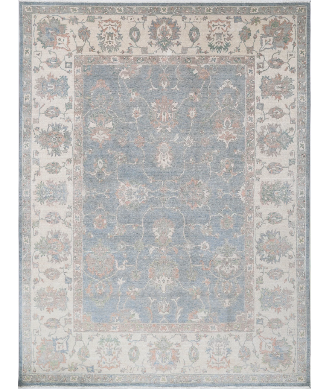 Power Loomed Lily Wool Rug 8' 10" X 11' 10" 8' 10" X 11' 10" (269 X 361) / Grey / Ivory