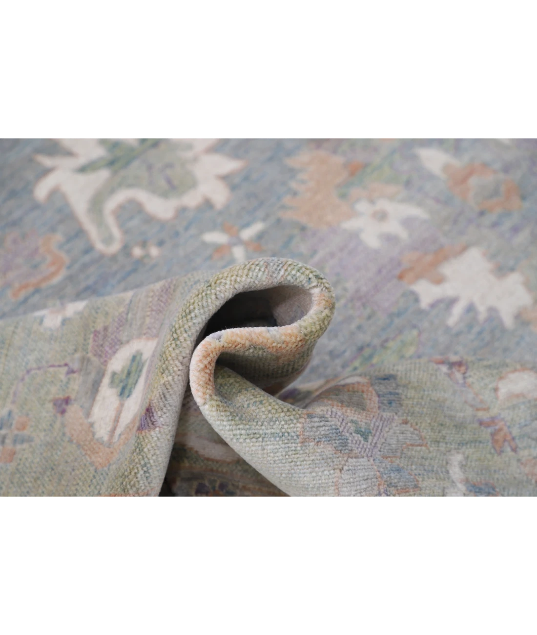 Power Loomed Lily Wool Rug 8' 10" X 11' 10" 8' 10" X 11' 10" (269 X 361) / Grey / Green