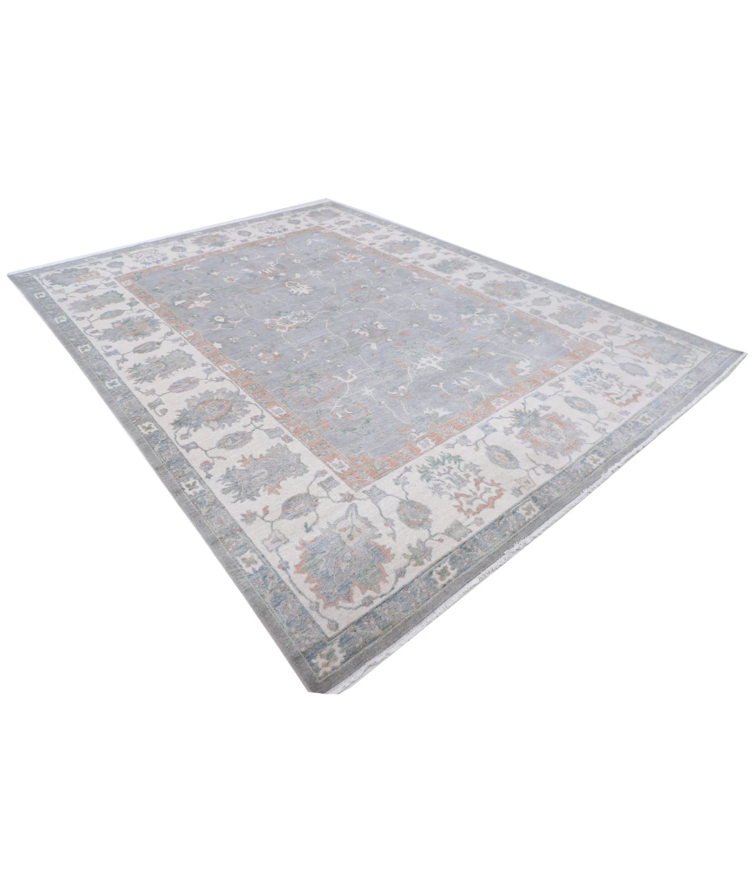 Power Loomed Lily Wool Rug 8' 10" X 11' 11" 8' 10" X 11' 11" (269 X 363) / Grey / Ivory