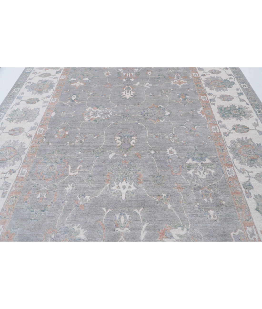 Power Loomed Lily Wool Rug 8' 10" X 11' 11" 8' 10" X 11' 11" (269 X 363) / Grey / Ivory