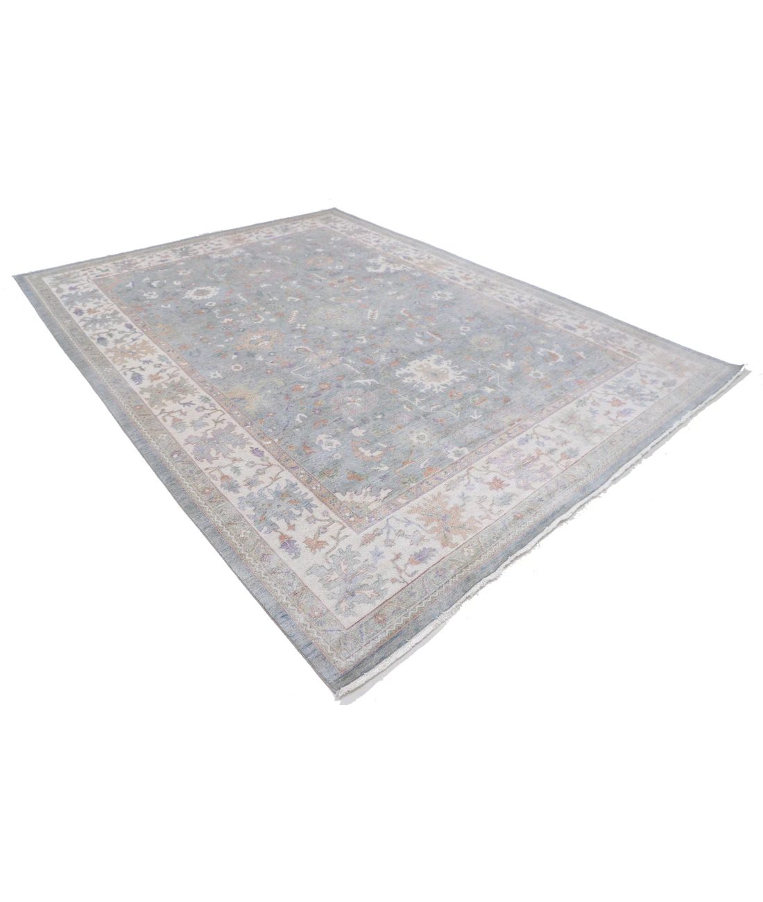Power Loomed Lily Wool Rug 8' 10" X 11' 11" 8' 10" X 11' 11" (269 X 363) / Grey / Ivory