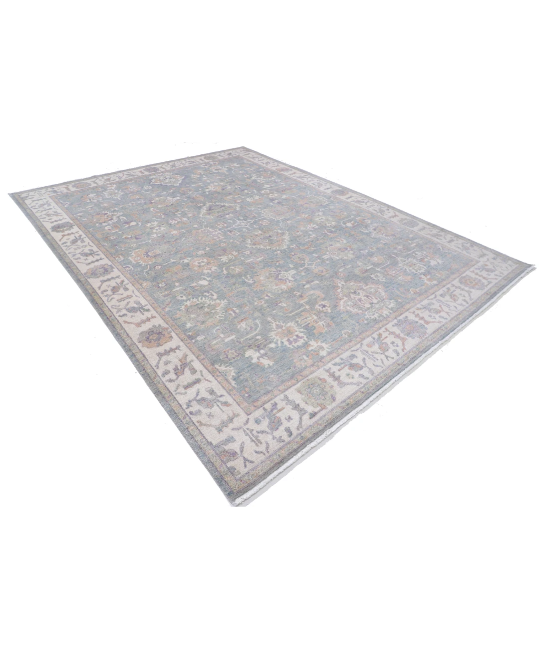 Power Loomed Lily Wool Rug 8' 11" X 11' 11" 8' 11" X 11' 11" (272 X 363) / Grey / Ivory